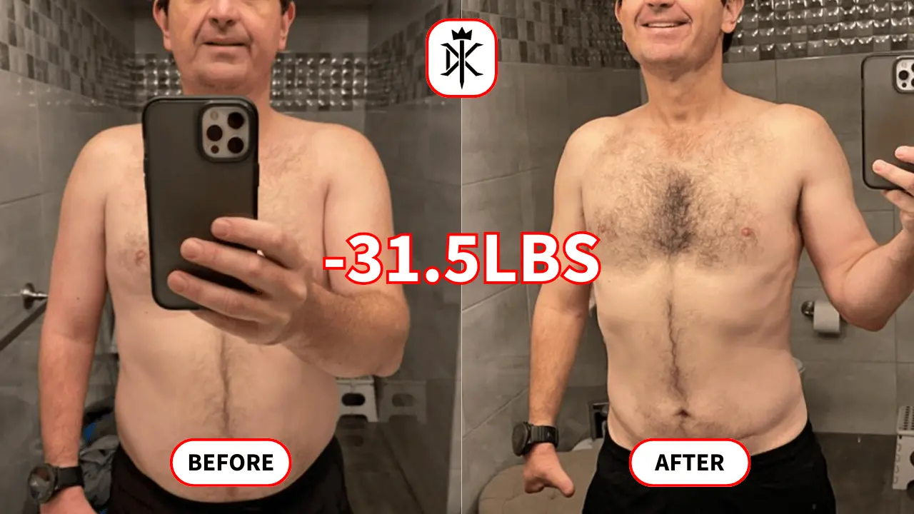 Alain-Berger's fat loss progress photo with Default Kings