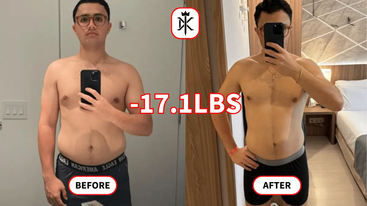 Andre-Haykal-Jr's fat loss progress photo with Default Kings