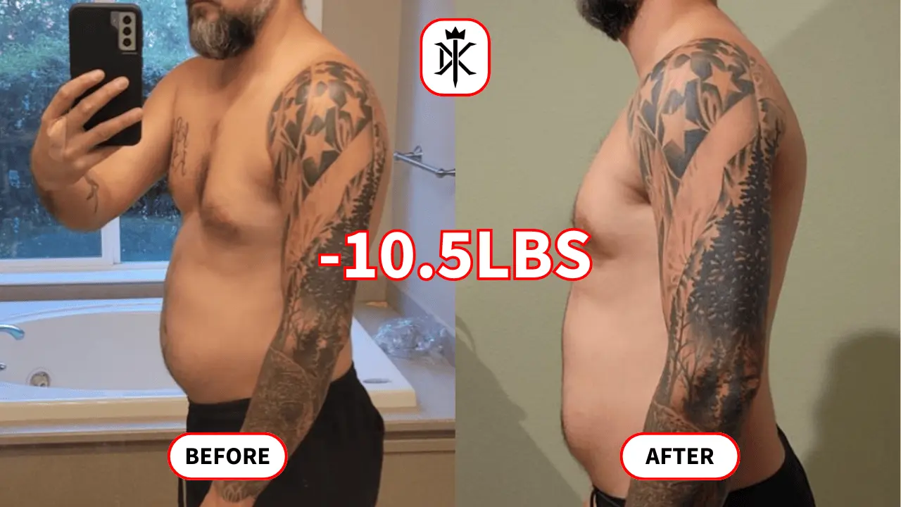Anthony-Orduno's fat loss progress photo with Default Kings