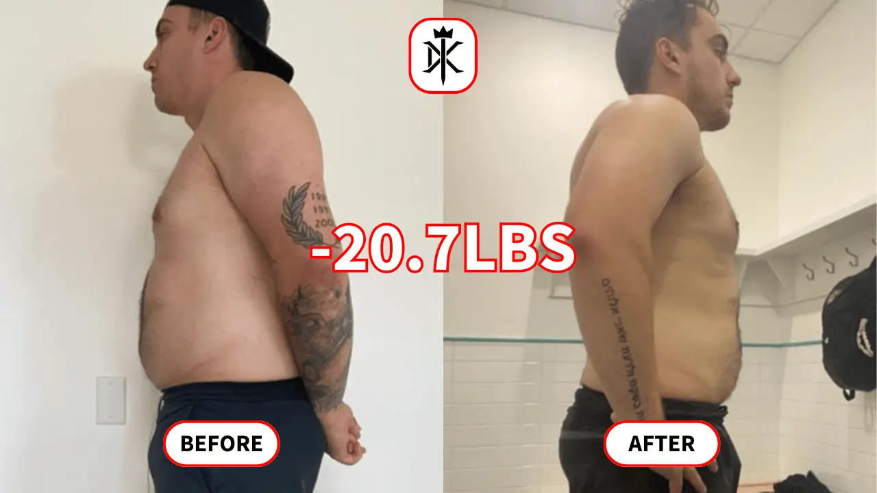Avery-Kooman-'s fat loss progress photo with Default Kings
