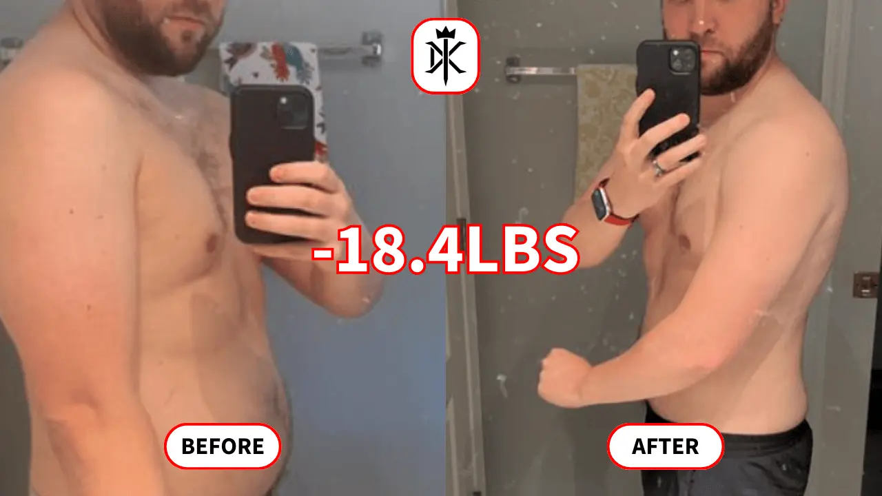 Brett-Yako's fat loss progress photo with Default Kings
