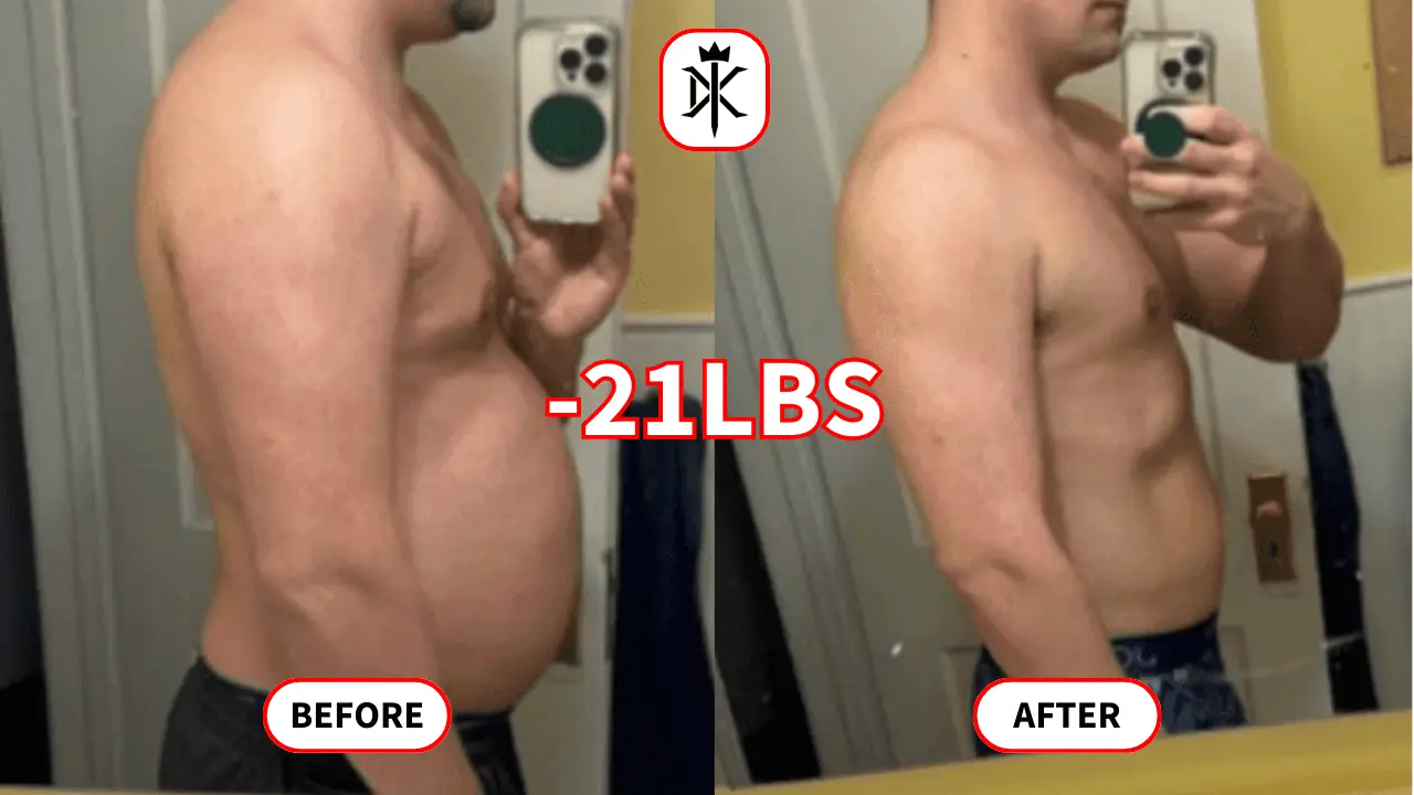 Dan-Meyers's fat loss progress photo with Default Kings