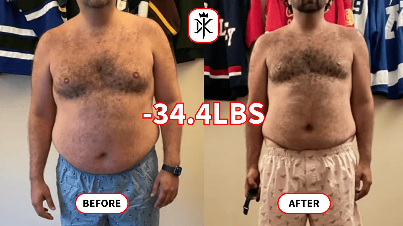 Danny-Ryan's fat loss progress photo with Default Kings