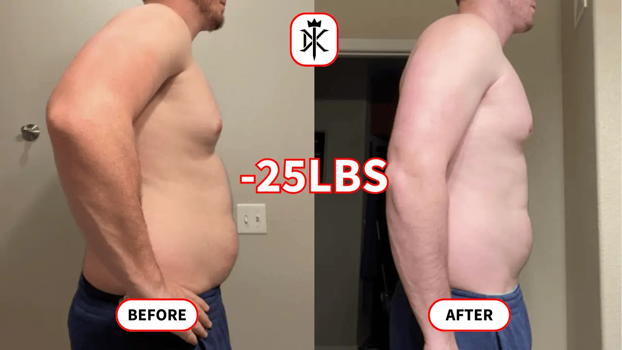 David-Jensen's fat loss progress photo with Default Kings