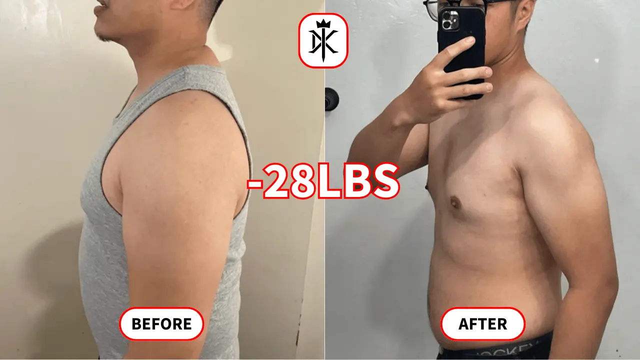 Eric-Bagaoisan's fat loss progress photo with Default Kings