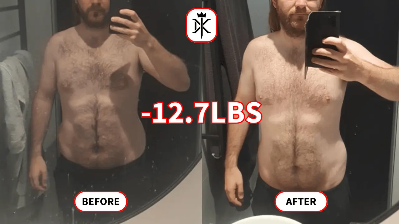 Gareth-Falkingham's fat loss progress photo with Default Kings