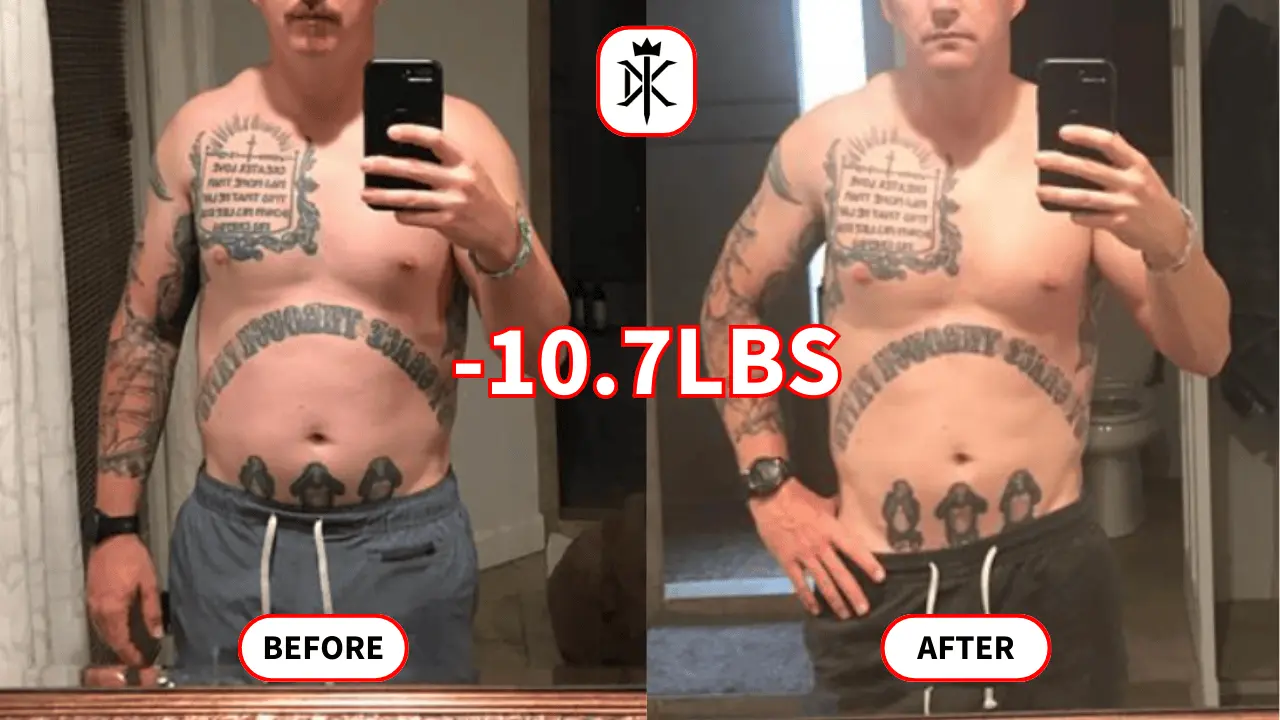 Greg-Wiggles's fat loss progress photo with Default Kings