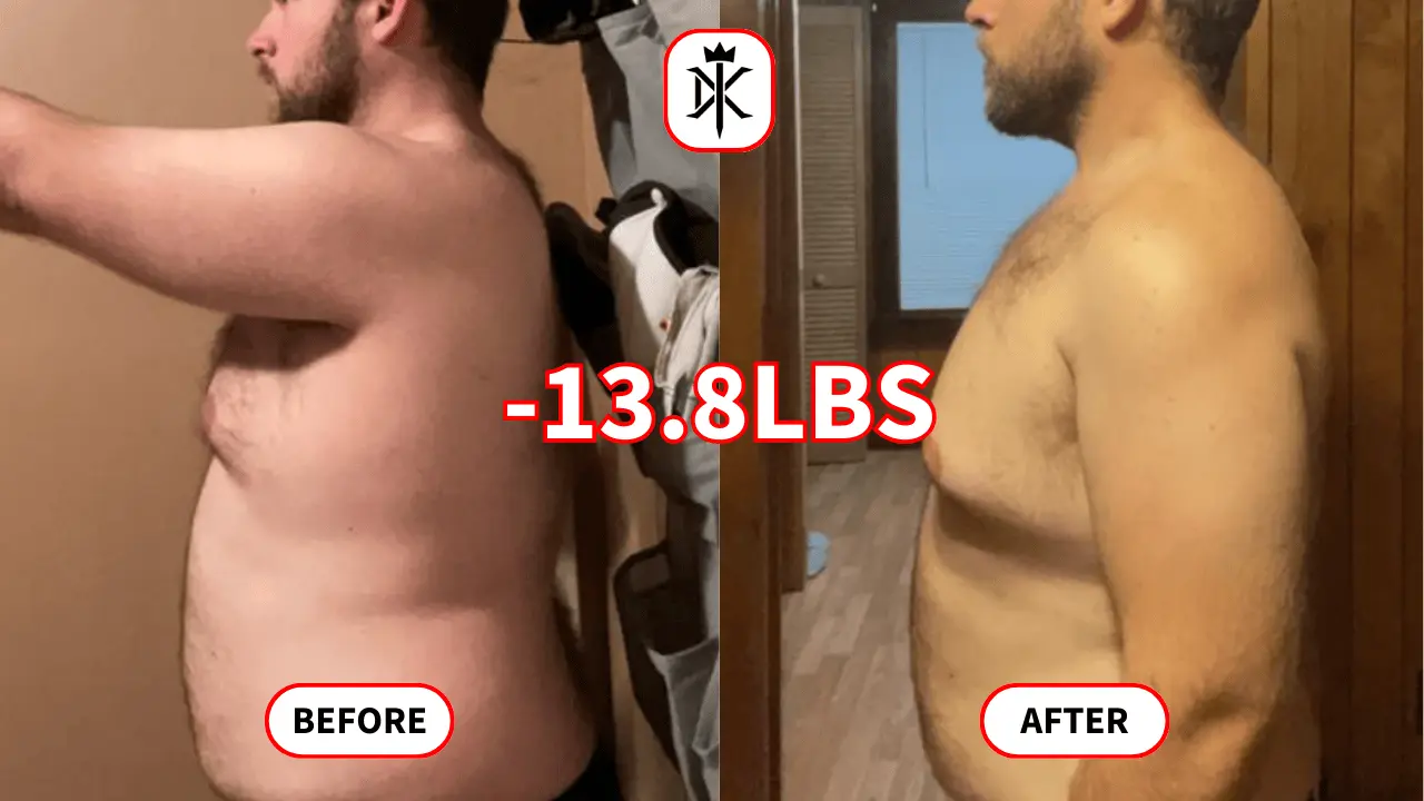 Jared-Collins's fat loss progress photo with Default Kings