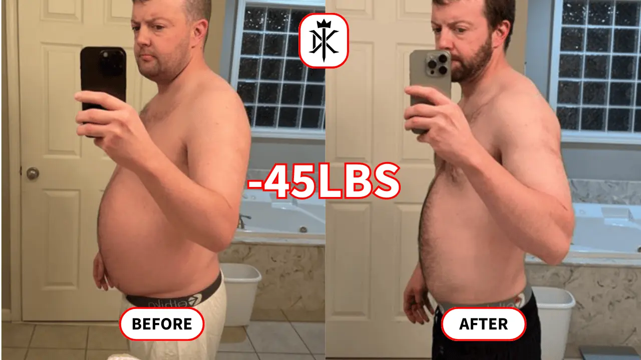 Jon-Shaw's fat loss progress photo with Default Kings