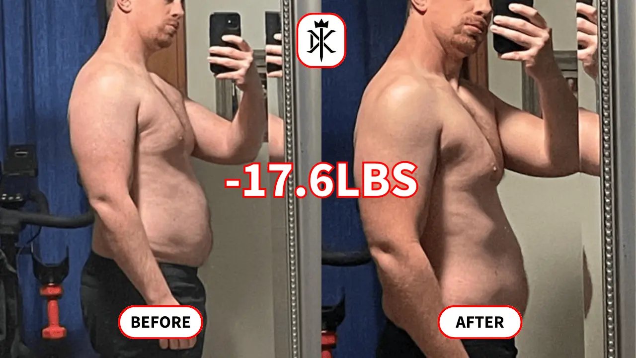 Justin-Wolf's fat loss progress photo with Default Kings