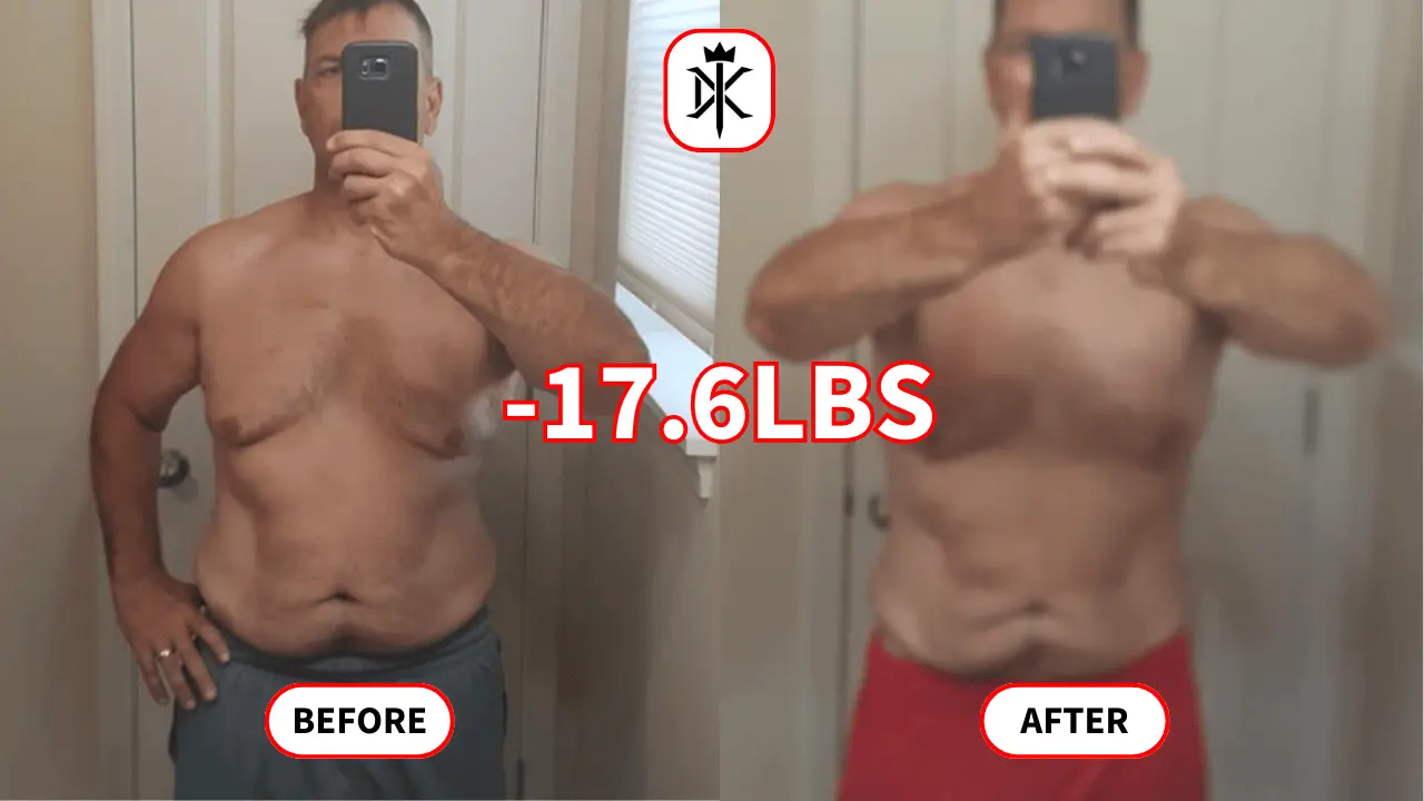 Kelly-Rice's fat loss progress photo with Default Kings