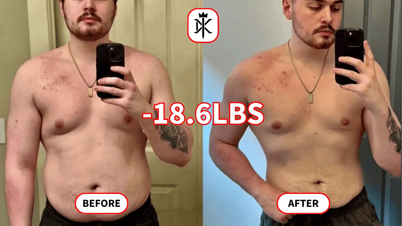 Liam-Gentile's fat loss progress photo with Default Kings