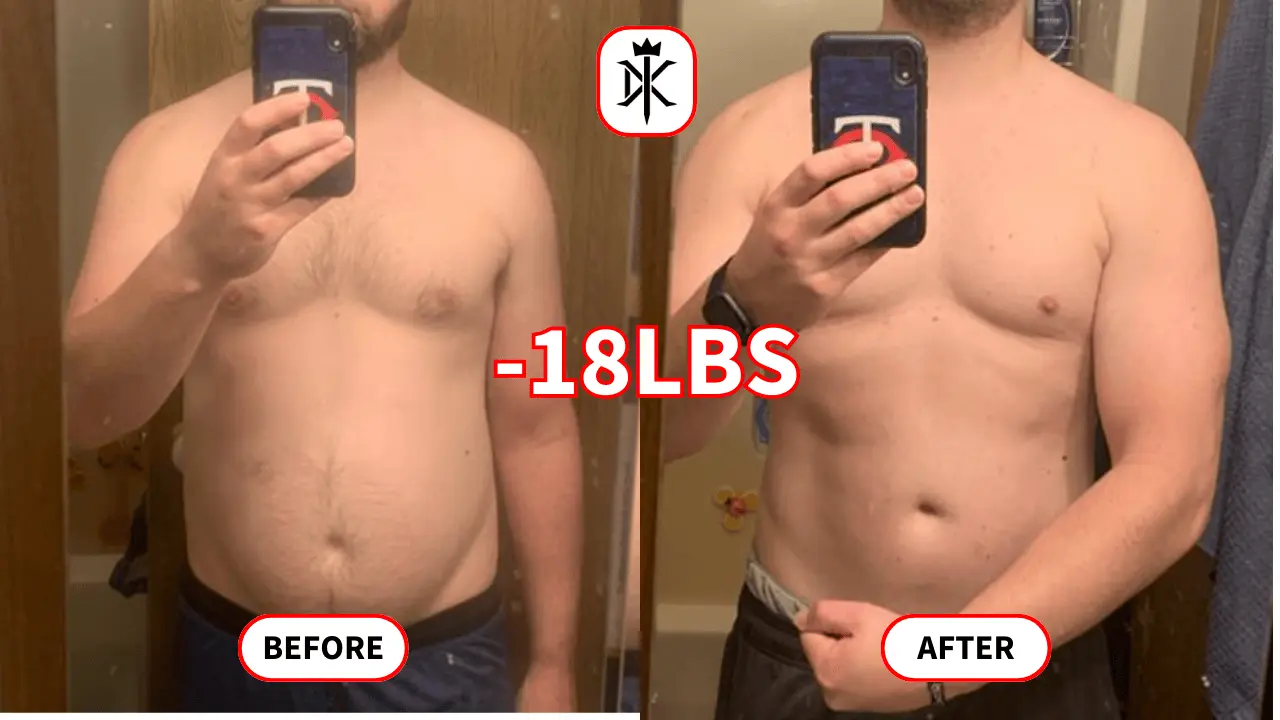 Mike-Sexton's fat loss progress photo with Default Kings