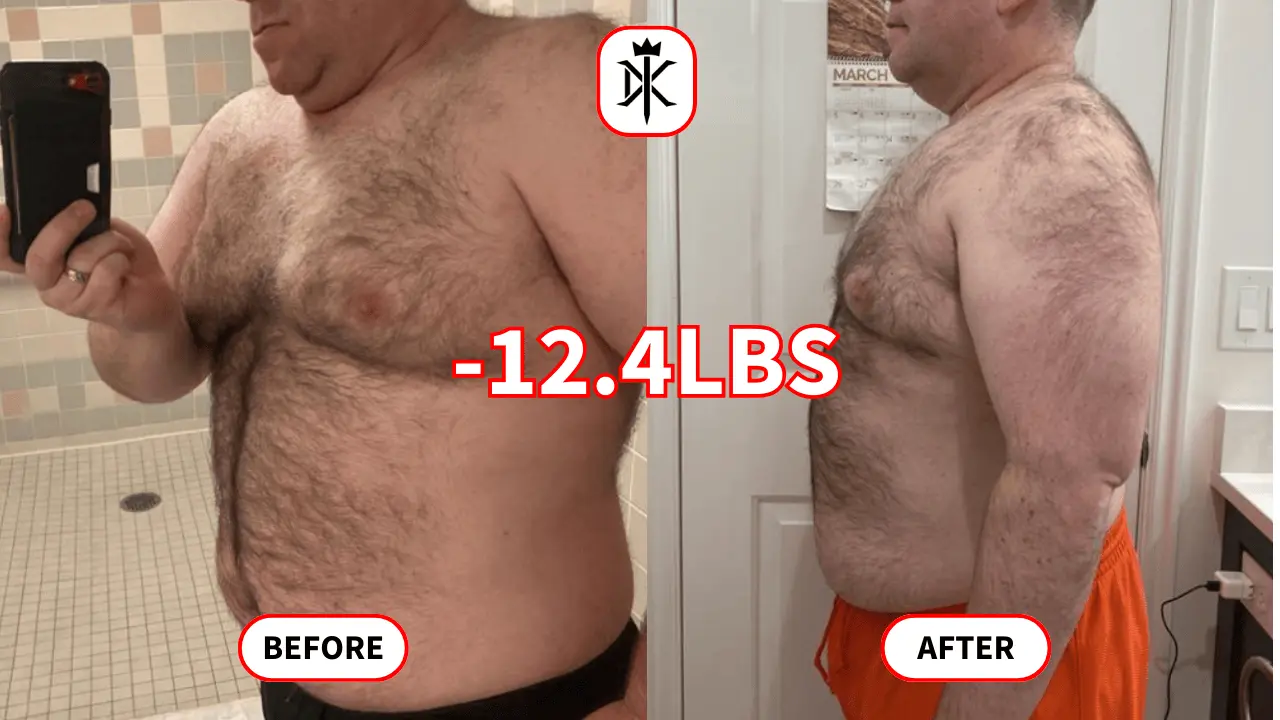 Mike-Stanger's fat loss progress photo with Default Kings