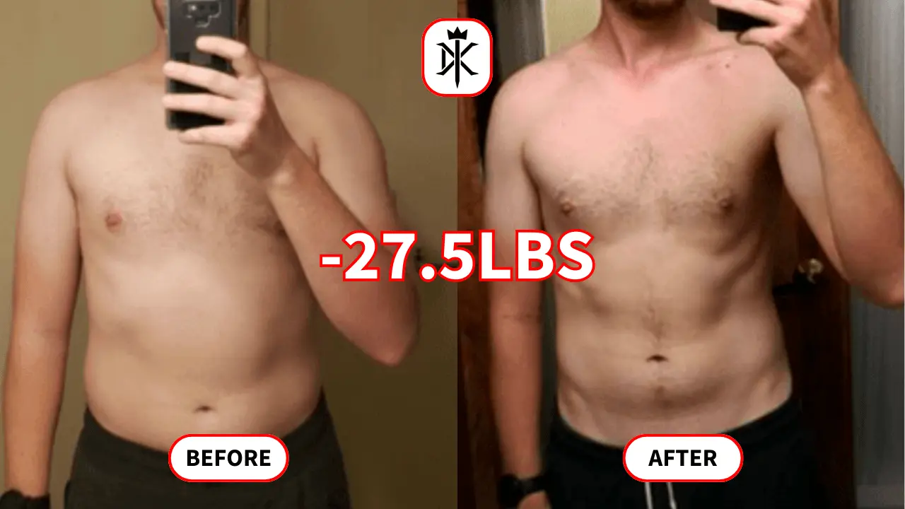 Mystery-guy's fat loss progress photo with Default Kings