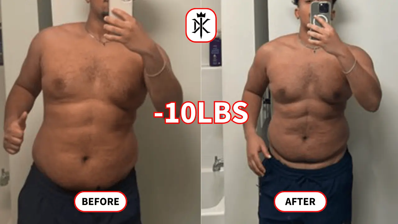 Natu-Abraham's fat loss progress photo with Default Kings