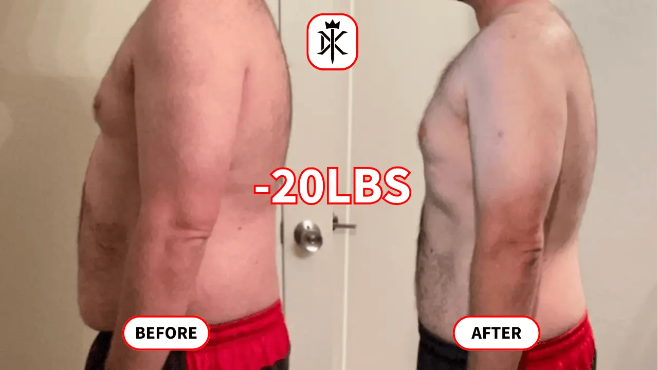 Nick-Lanzi's fat loss progress photo with Default Kings