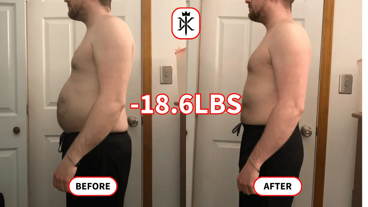 Nick-Lay's fat loss progress photo with Default Kings