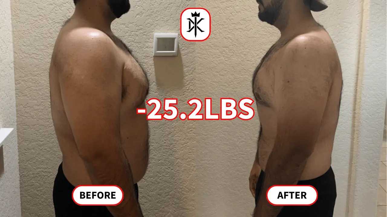 Richard-Lopez's fat loss progress photo with Default Kings