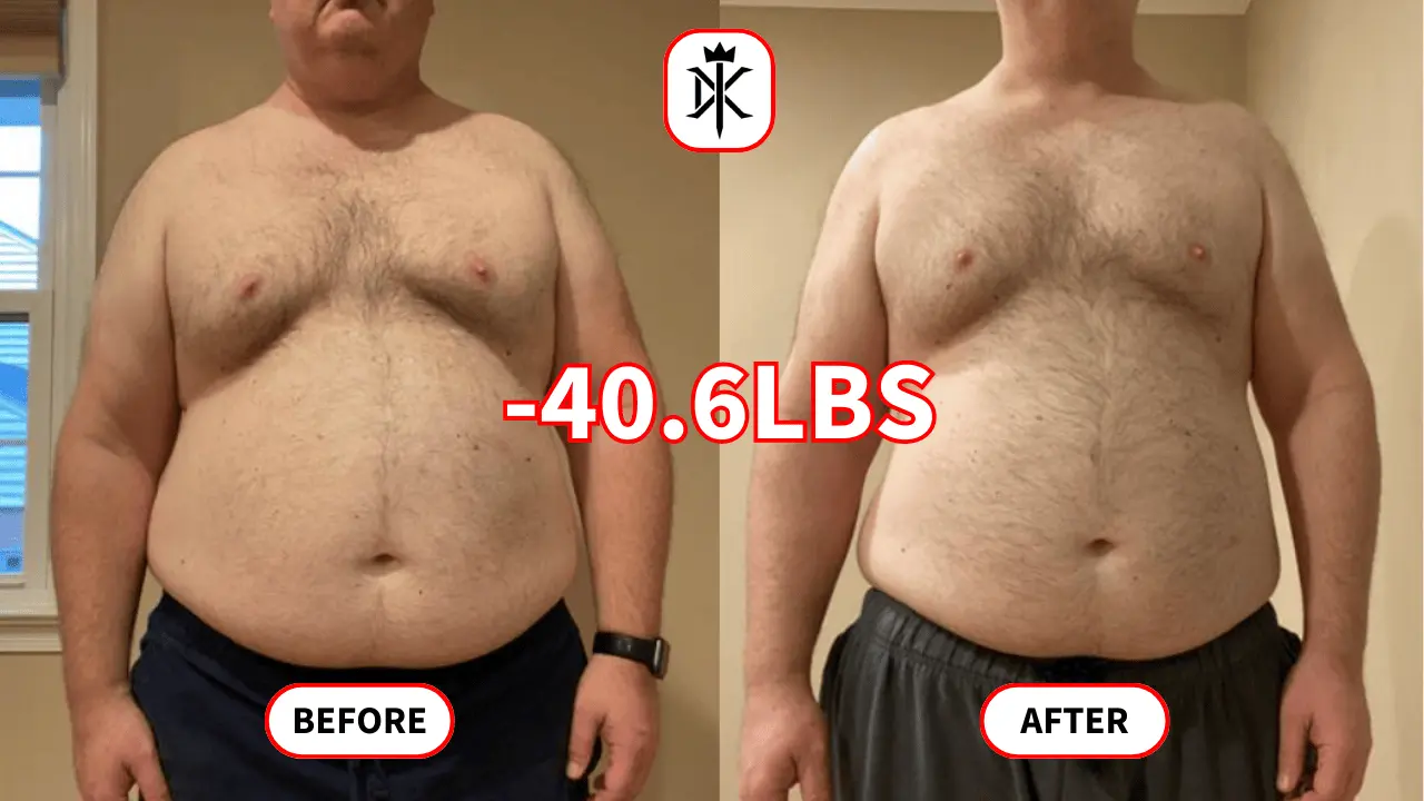 Wade-Chilcoat's fat loss progress photo with Default Kings