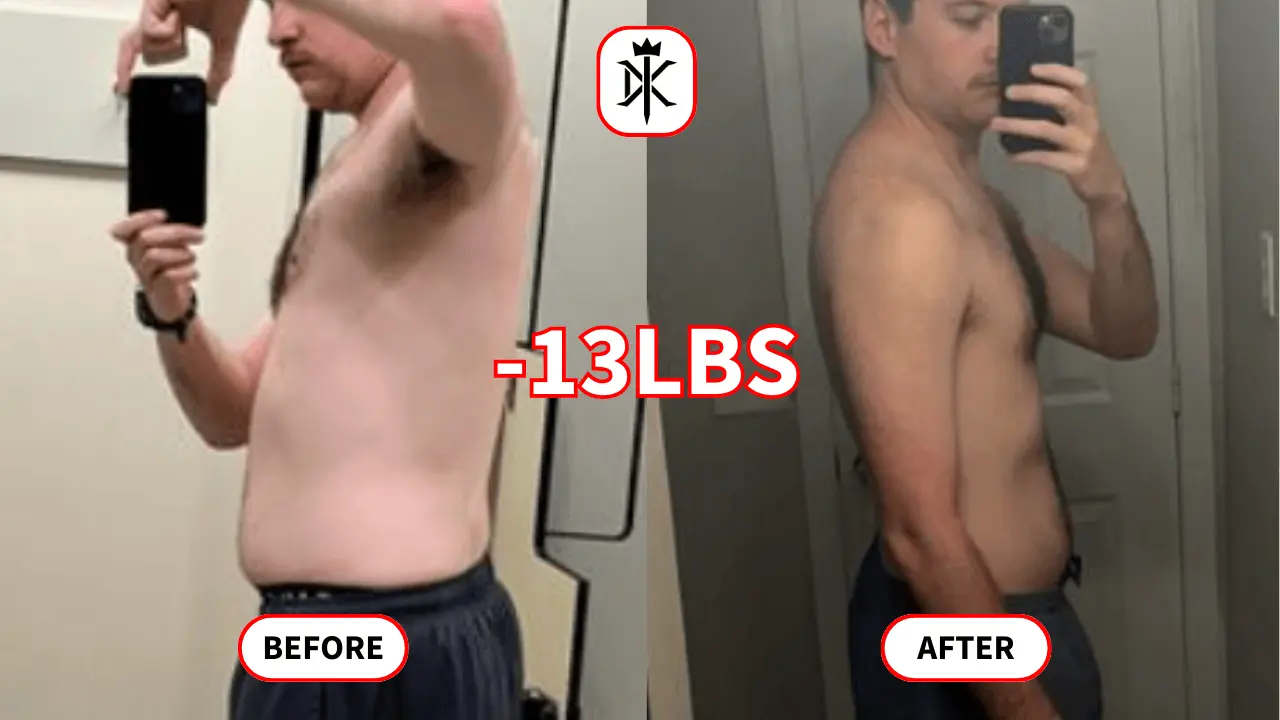 Wes-Jackson's fat loss progress photo with Default Kings