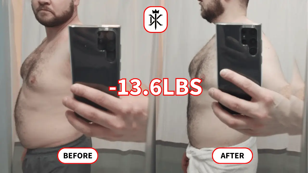 Zach-Borschuk's fat loss progress photo with Default Kings